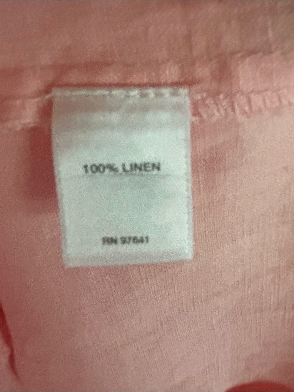 J. Jill Love Linen Light Pink Sleeveless Shift Dress Summer Vacation Size Small - Picture 10 of 11